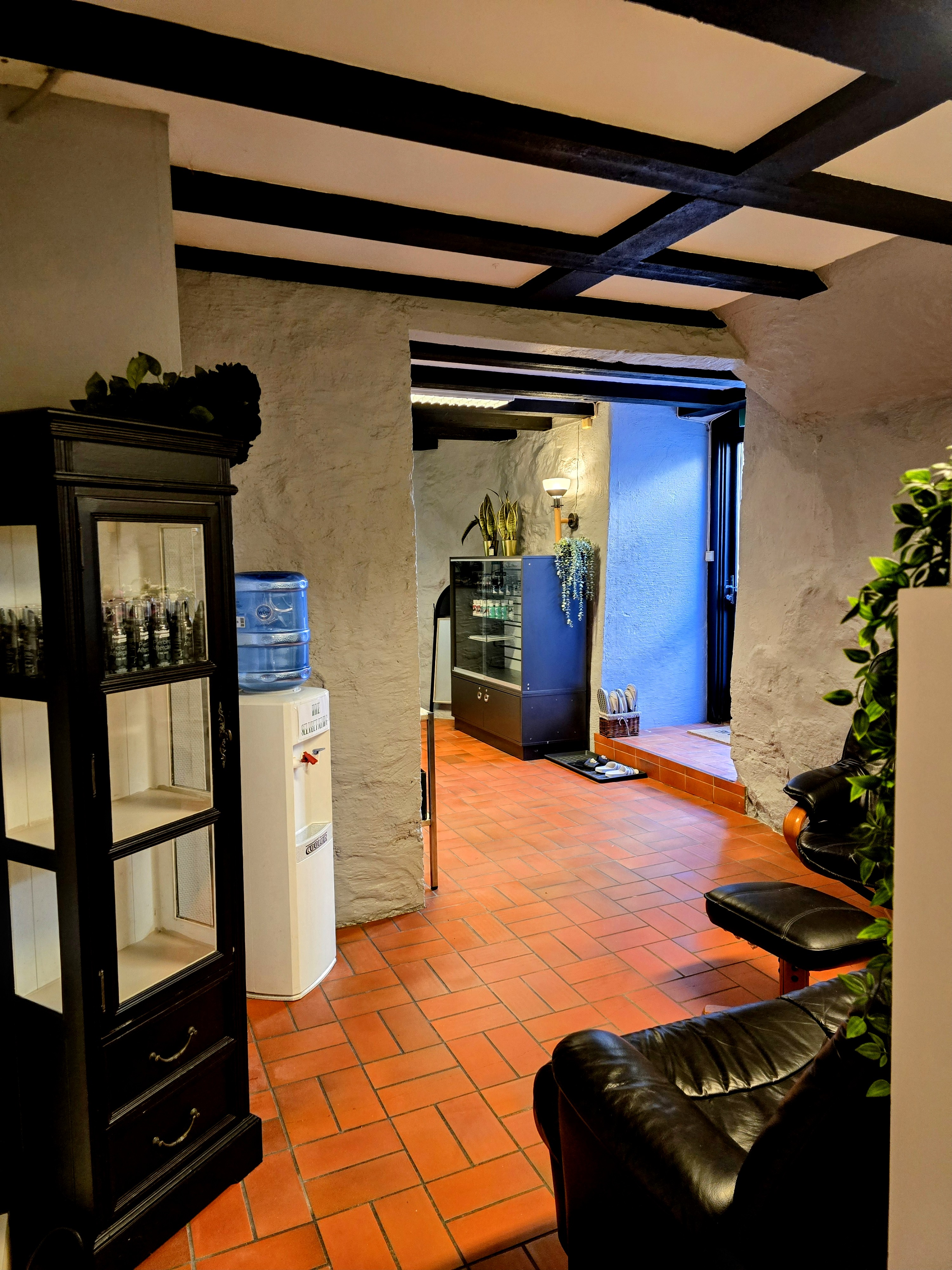 Interiør av Arendal Piercing Studio